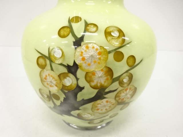  七宝　梅　花瓶